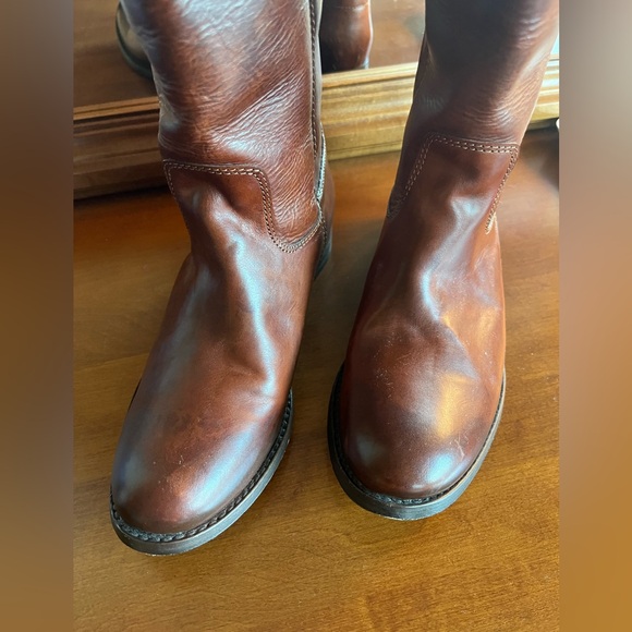 Frye Melissa Cognac Riding Boots - Picture 11 of 11